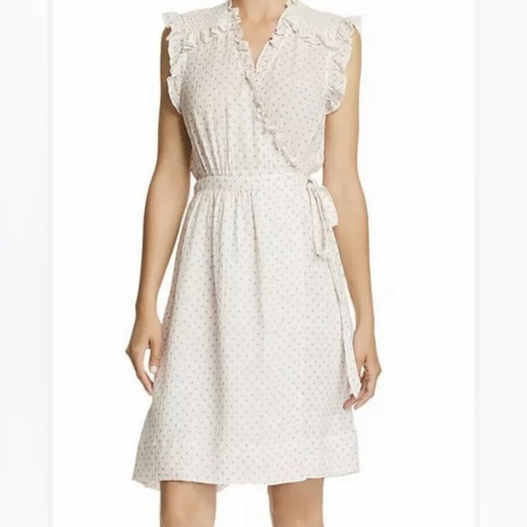Rebecca Taylor Silk Ruffled Wrap Dress - Picture 1 of 6